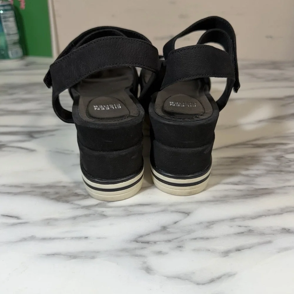 Beckett Simonon sandals black wedge